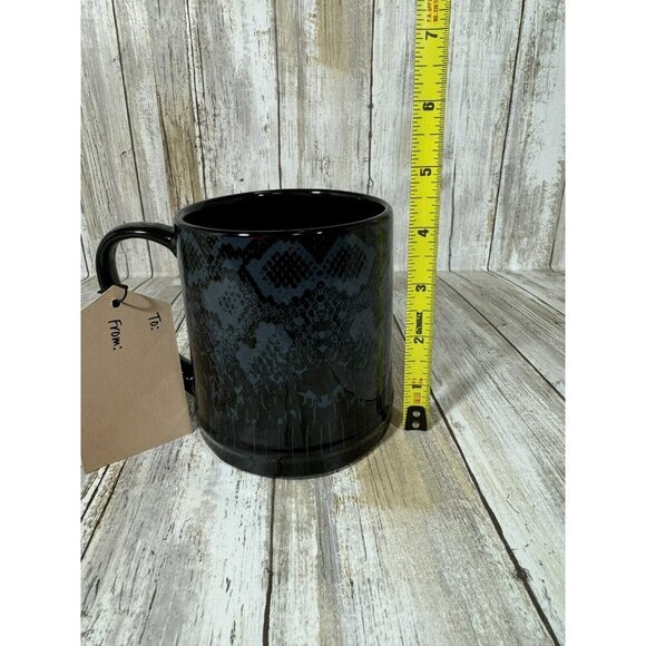Stay Wild Brand Snake Print Black Coffee Mug - Picture 8 of 9